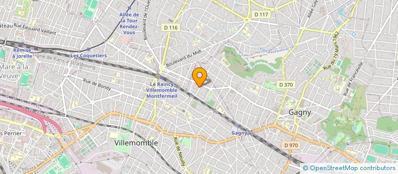 localisation de l'entreprise MONSIEUR CHRISTOPHE AUTIN  VILLEMOMBLE