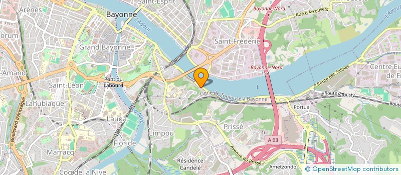 localisation de l'entreprise MONSIEUR CHRISTOPHE AUVRAY à BAYONNE