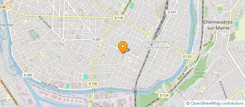 localisation de l'entreprise MONSIEUR CHRISTOPHE AYMAIN à SAINT-MAUR-DES-FOSSES