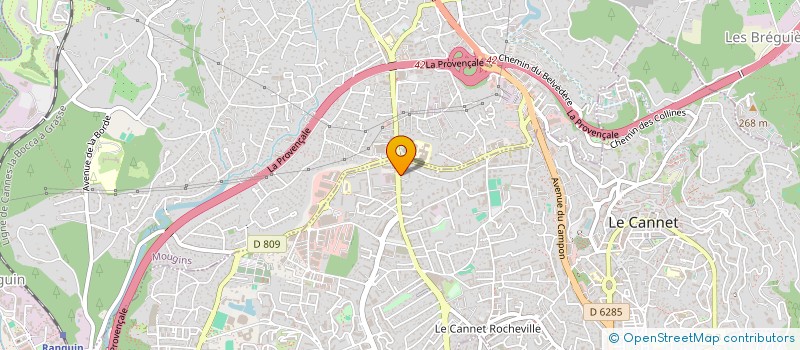 localisation de l'entreprise MONSIEUR CHRISTOPHE AZAR à LE CANNET