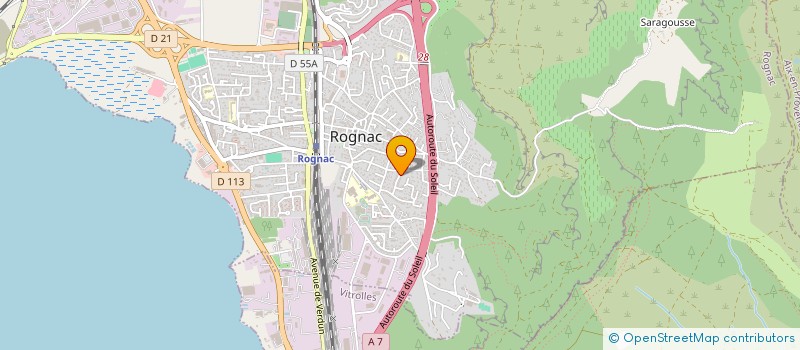 localisation de l'entreprise MONSIEUR CHRISTOPHE AZZOPARDI  ROGNAC