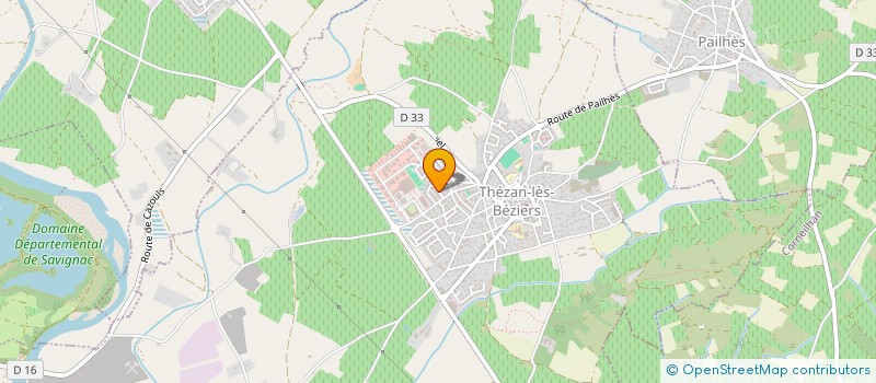 localisation de l'entreprise MONSIEUR CHRISTOPHE BABEL  THEZAN-LES-BEZIERS