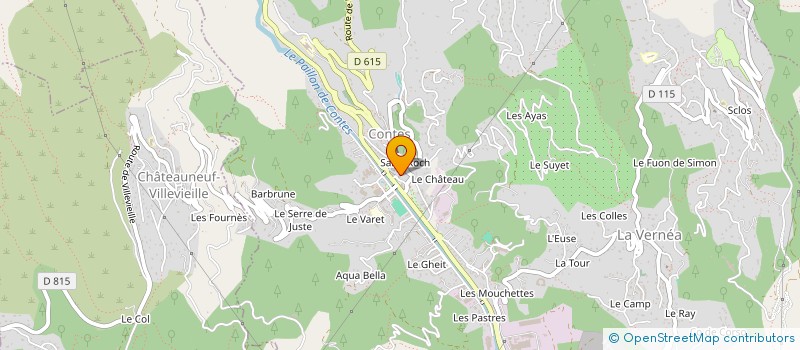 localisation de l'entreprise MONSIEUR CHRISTOPHE BACHER  CONTES