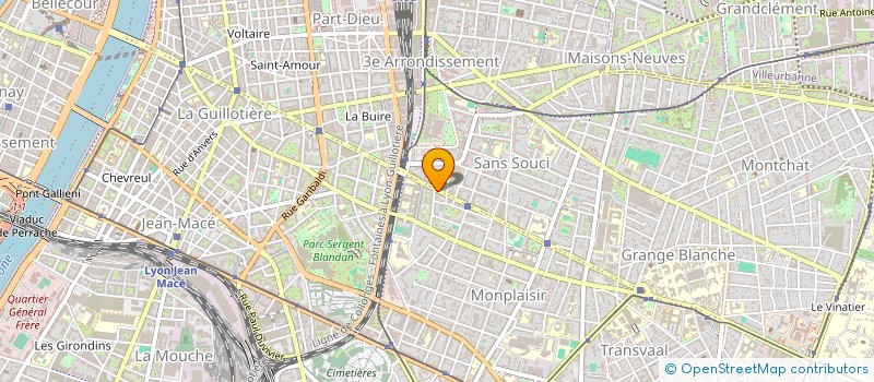 localisation de l'entreprise MONSIEUR CHRISTOPHE BACHY  LYON