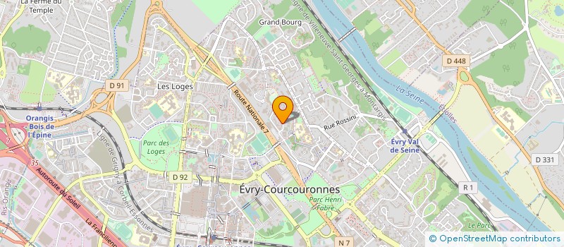 localisation de l'entreprise MONSIEUR CHRISTOPHE BADEUX à EVRY-COURCOURONNES