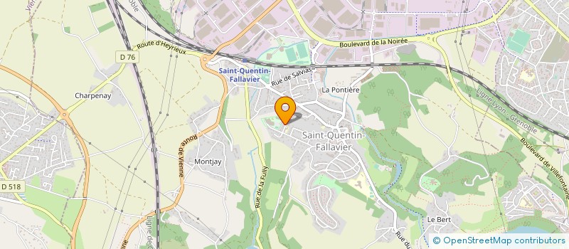 localisation de l'entreprise MONSIEUR CHRISTOPHE BADIOU  SAINT-QUENTIN-FALLAVIER