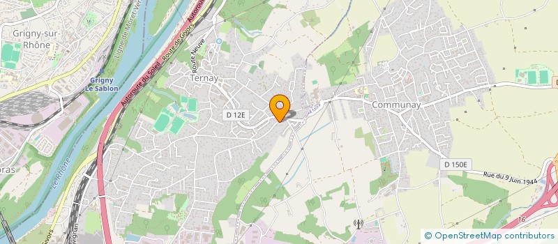 localisation de l'entreprise MONSIEUR CHRISTOPHE BAFFET  TERNAY