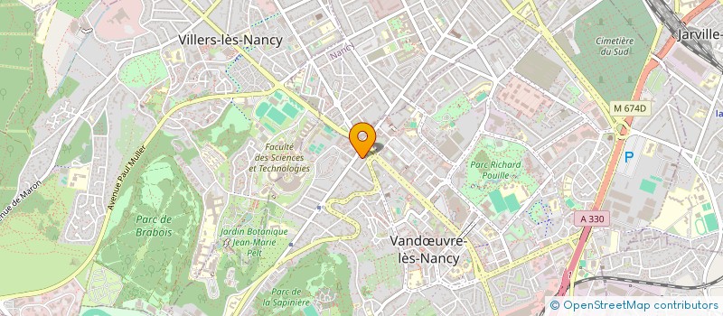 localisation de l'entreprise MONSIEUR CHRISTOPHE BAILLET à VANDŒUVRE-LES-NANCY