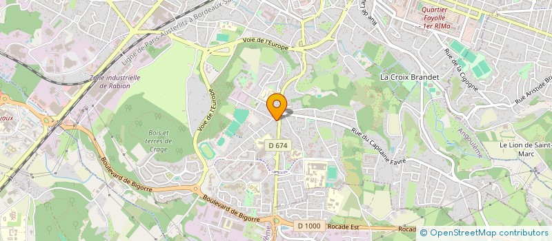 localisation de l'entreprise MONSIEUR CHRISTOPHE BAILLET à ANGOULEME