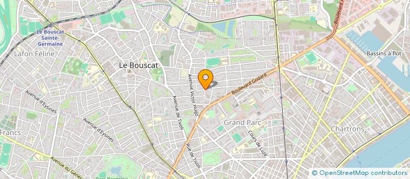localisation de l'entreprise MONSIEUR CHRISTOPHE BAILLOUT à LE BOUSCAT