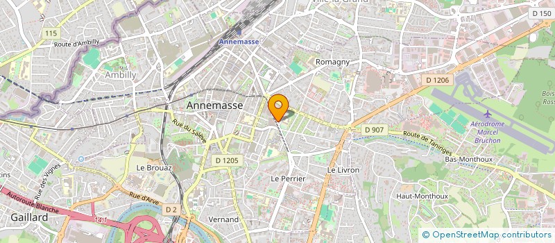 localisation de l'entreprise MONSIEUR CHRISTOPHE BAILLOUX à ANNEMASSE