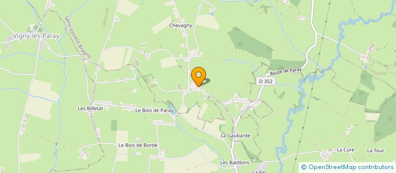 localisation de l'entreprise MONSIEUR CHRISTOPHE BAILLY  SAINT-VINCENT-BRAGNY