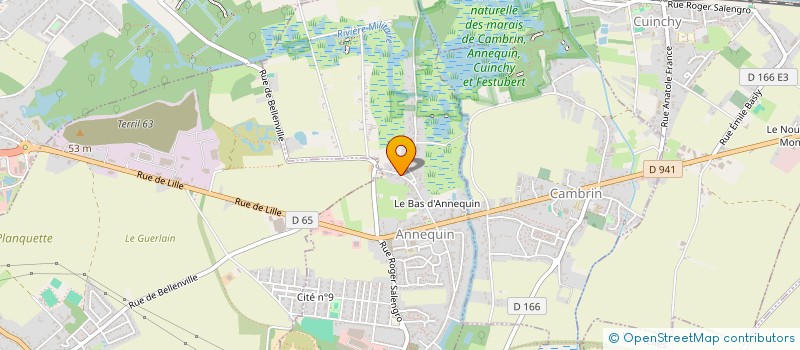 localisation de l'entreprise MONSIEUR CHRISTOPHE BAILLY  ANNEQUIN