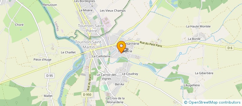 localisation de l'entreprise MONSIEUR CHRISTOPHE BAILLY à TOURNON-SAINT-MARTIN