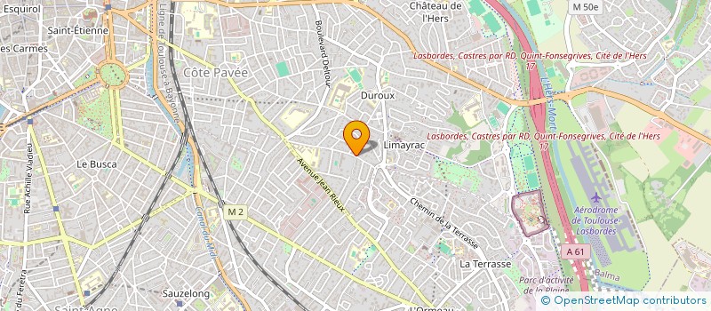 localisation de l'entreprise MONSIEUR CHRISTOPHE BAILLY à TOULOUSE