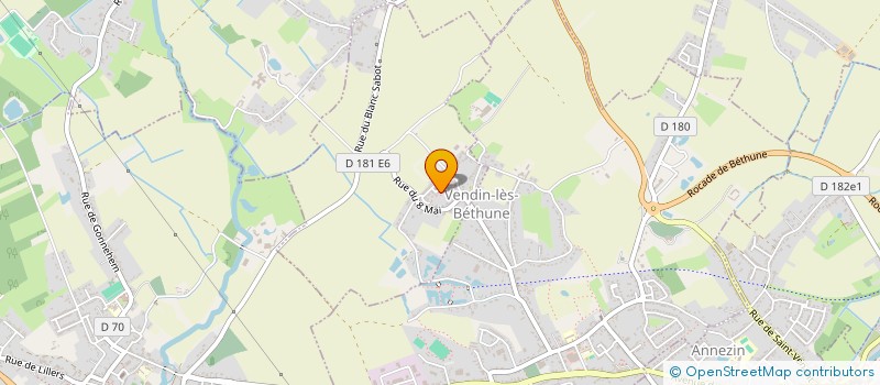 localisation de l'entreprise MONSIEUR CHRISTOPHE BAKOWSKI  OBLINGHEM