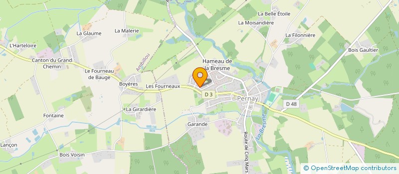 localisation de l'entreprise MONSIEUR CHRISTOPHE BALAJC  PERNAY