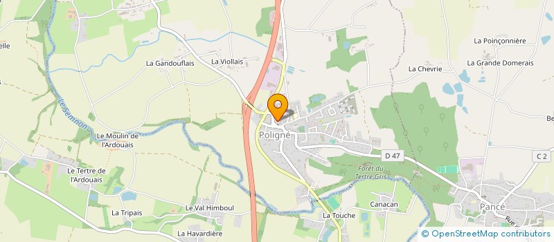 localisation de l'entreprise MONSIEUR CHRISTOPHE BALANDREAU  TRESBUF