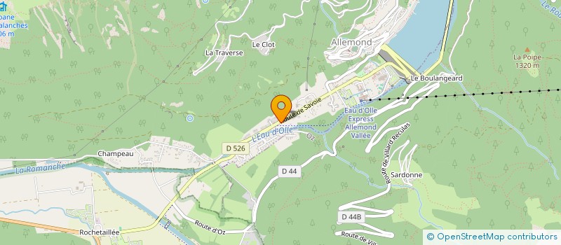 localisation de l'entreprise MONSIEUR CHRISTOPHE BALCHIN  ALLEMOND