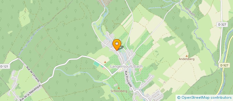 localisation de l'entreprise MONSIEUR CHRISTOPHE BALDAUFF  LANGENSOULTZBACH