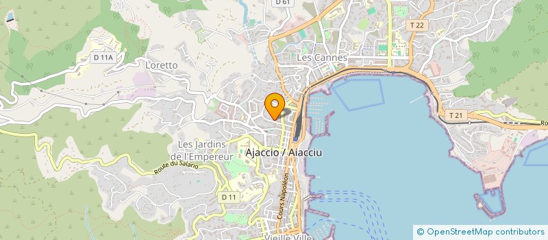 localisation de l'entreprise MONSIEUR CHRISTOPHE BALDINI à AJACCIO