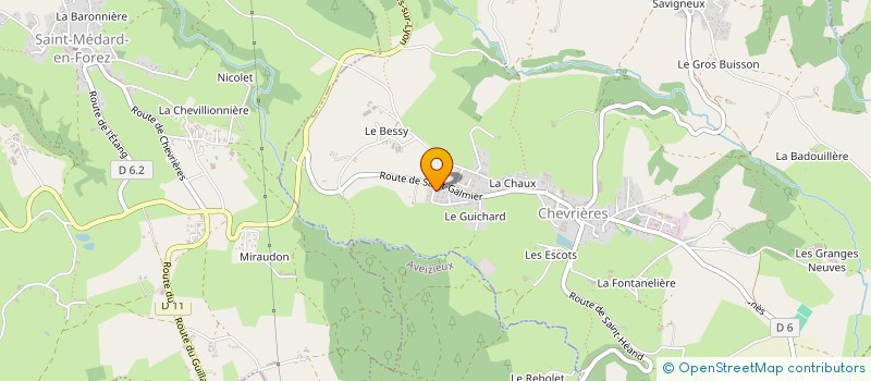 localisation de l'entreprise MONSIEUR CHRISTOPHE BALEYDIER  CHEVRIERES