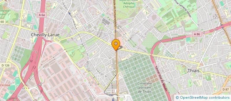 localisation de l'entreprise MONSIEUR CHRISTOPHE BALEYTE  CHEVILLY-LARUE