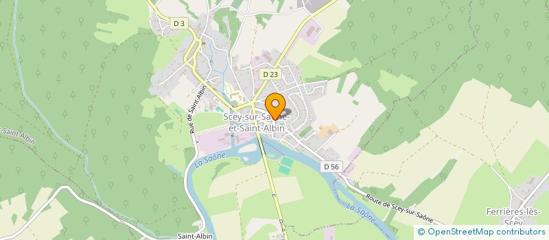 localisation de l'entreprise MONSIEUR CHRISTOPHE BALEZEAU  SCEY-SUR-SAONE-ET-SAINT-ALBIN