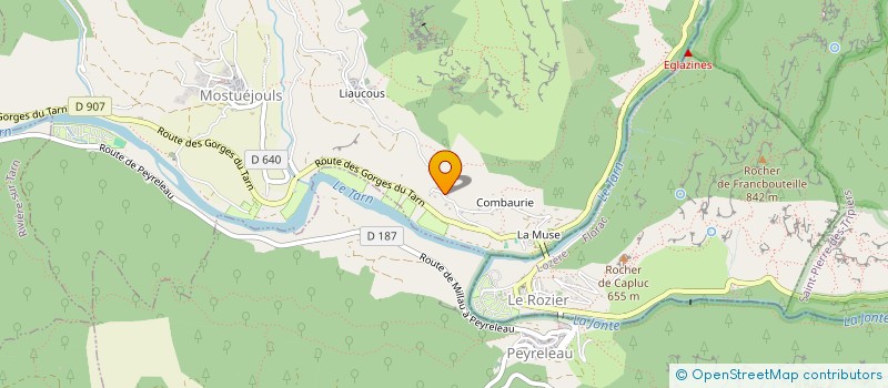 localisation de l'entreprise MONSIEUR CHRISTOPHE BALMAYER  MOSTUEJOULS