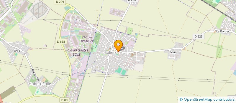 localisation de l'entreprise MONSIEUR CHRISTOPHE BANCHET  SOLIERS