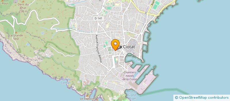 localisation de l'entreprise MONSIEUR CHRISTOPHE BANCHINI  LA CIOTAT