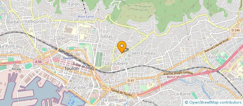 localisation de l'entreprise MONSIEUR CHRISTOPHE BAPTISTE  TOULON