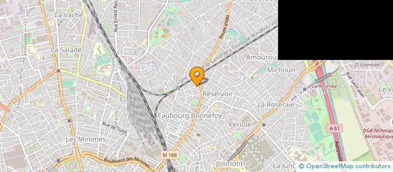 localisation de l'entreprise MONSIEUR CHRISTOPHE BAQUE à TOULOUSE