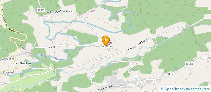 localisation de l'entreprise MONSIEUR CHRISTOPHE BAQUE  LE CUING