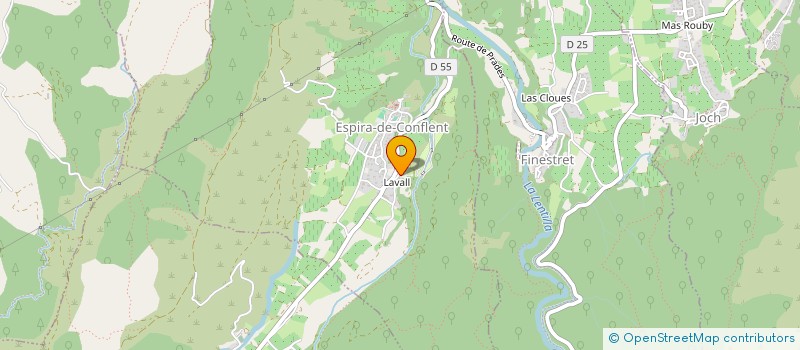 localisation de l'entreprise MONSIEUR CHRISTOPHE BARAJAS  ESPIRA DE CONFLENT