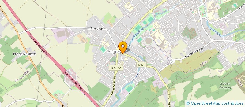 localisation de l'entreprise MONSIEUR CHRISTOPHE BARAKIAN à ANGRES