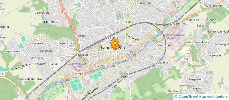 localisation de l'entreprise MONSIEUR CHRISTOPHE BARAT à LANDERNEAU