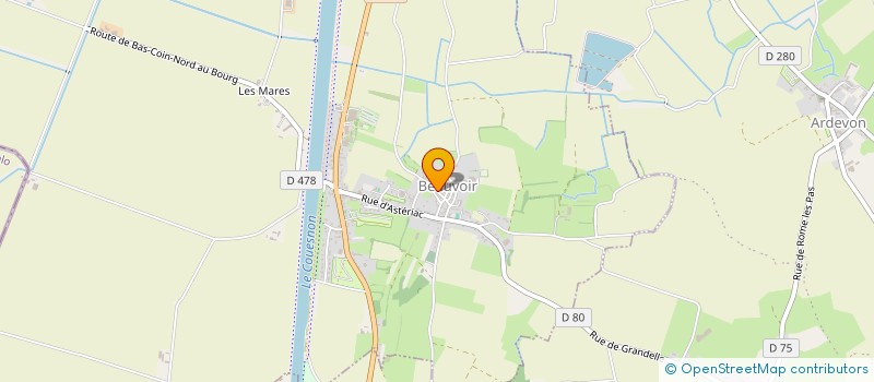 localisation de l'entreprise MONSIEUR CHRISTOPHE BARBARAS  BEAUVOIR