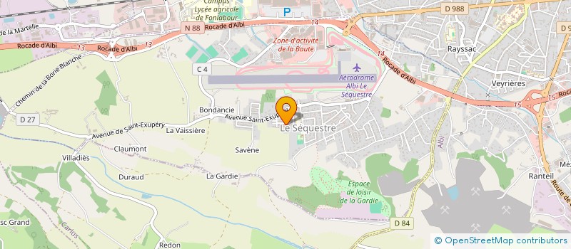 localisation de l'entreprise MONSIEUR CHRISTOPHE BARBARAY  LE SEQUESTRE