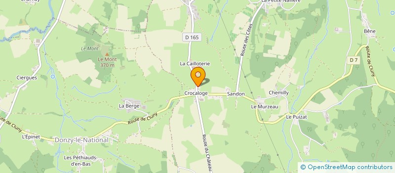 localisation de l'entreprise MONSIEUR CHRISTOPHE BARBARIN  LA VINEUSE SUR FREGANDE