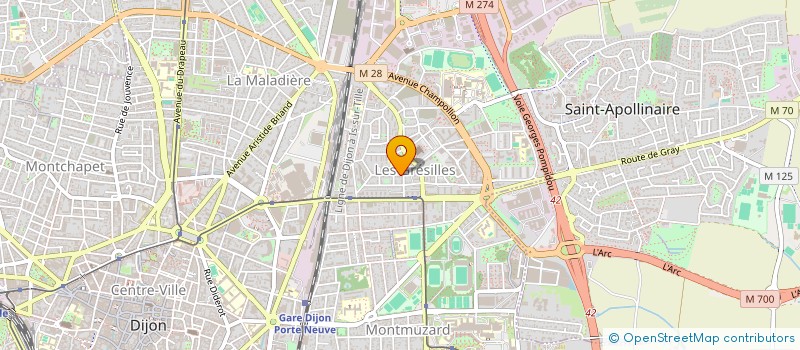 localisation de l'entreprise MONSIEUR CHRISTOPHE BARBARIN  DIJON