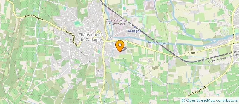 localisation de l'entreprise MONSIEUR CHRISTOPHE BARBAROTTA  CHATEAUNEUF-DE-GADAGNE