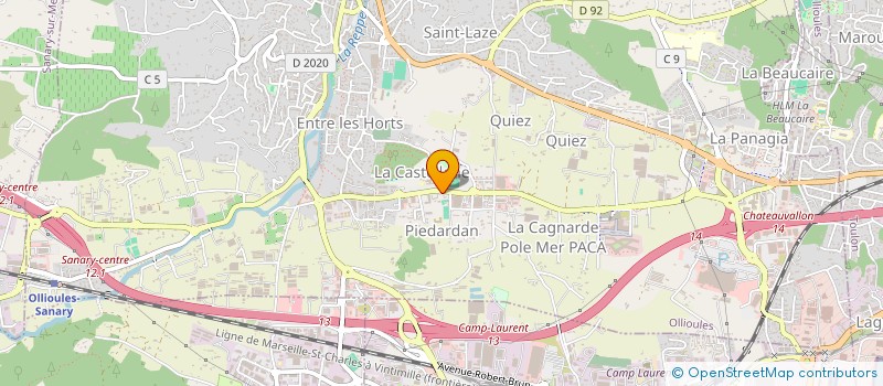 localisation de l'entreprise MONSIEUR CHRISTOPHE BARBAROUX à OLLIOULES