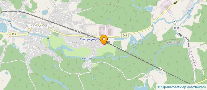 localisation de l'entreprise MONSIEUR CHRISTOPHE BARBEROT  CHAMPAGNEY