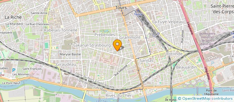 localisation de l'entreprise MONSIEUR CHRISTOPHE BARBEY  TOURS