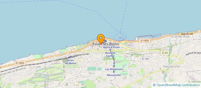 localisation de l'entreprise MONSIEUR CHRISTOPHE BARBEY  EVIAN-LES-BAINS