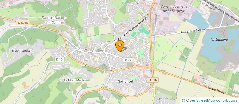localisation de l'entreprise MONSIEUR CHRISTOPHE BARBOTIN à GAILLON