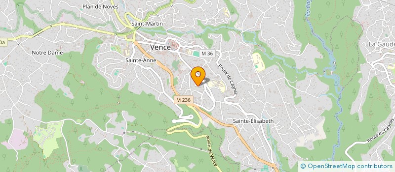 localisation de l'entreprise MONSIEUR CHRISTOPHE BARCELO  VENCE