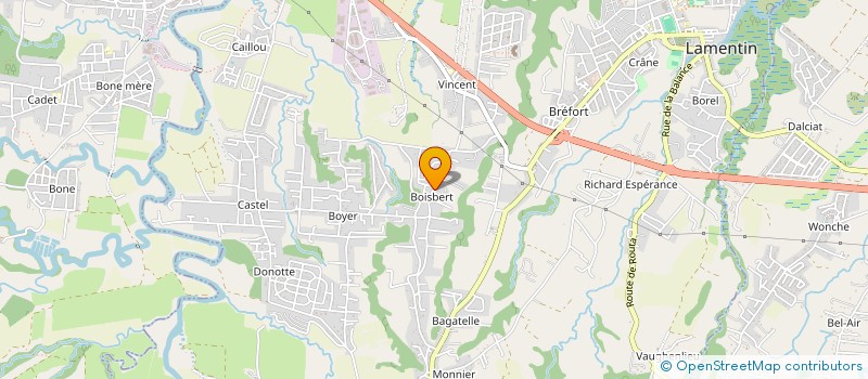 localisation de l'entreprise MONSIEUR CHRISTOPHE BARDAIL  LAMENTIN