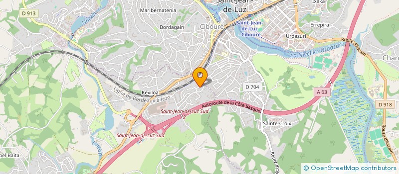 localisation de l'entreprise MONSIEUR CHRISTOPHE BAREIGTS à URRUGNE